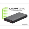 Monoprice Obsidian Speed Plus Ultra Compact USB Power Bank_ Black_ 15_000mAh_ 3- 39069